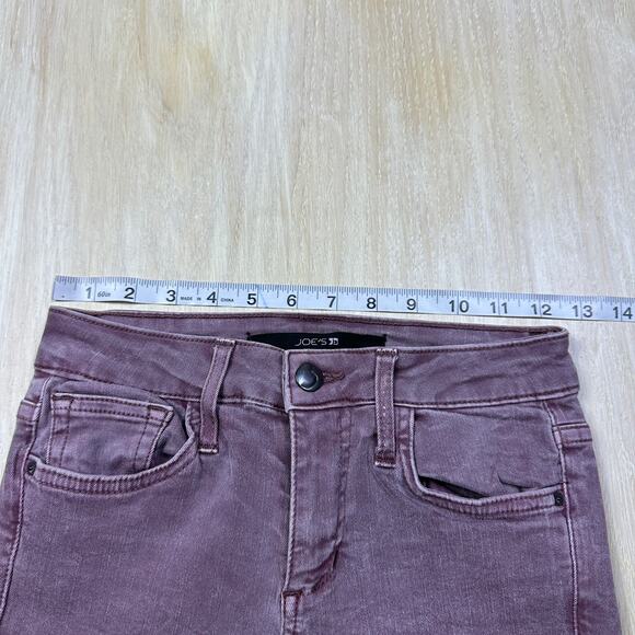 Joe’s Jeans Purple Mauve The Skinny Low Rise Stretch Casual Everyday Jeans 24 - Picture 11 of 16